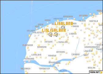 map of Lisalara