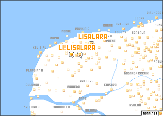 map of Lisalara