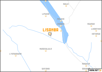 map of Lisamba