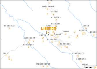 map of Lisanga