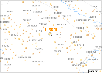 map of Lišani