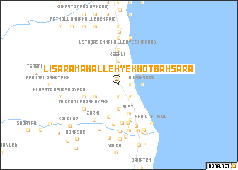 map of Līsārā Maḩalleh-ye Khoţbah Sarā