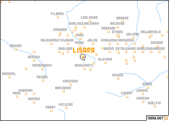 map of Līsarā