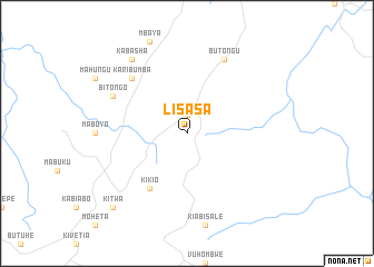 map of Lisasa