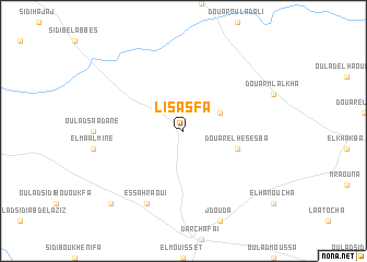 map of Lisasfa