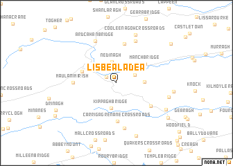 map of Lisbealadea