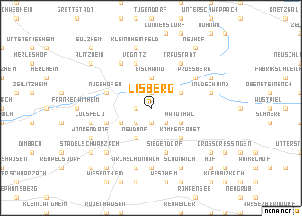 map of Lisberg