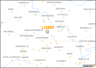 map of Lisbon