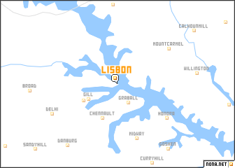 map of Lisbon