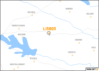 map of Lisbon