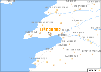 map of Liscannor