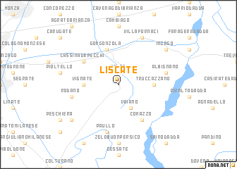 map of Liscate