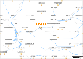 map of LʼIscle