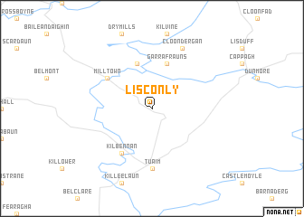 map of Lisconly