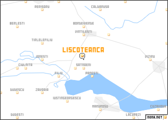 map of Lişcoteanca
