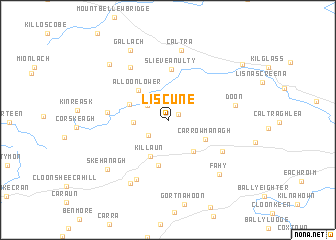 map of Liscune