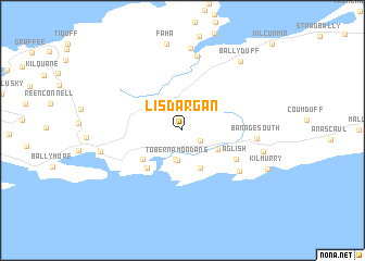 map of Lisdargan