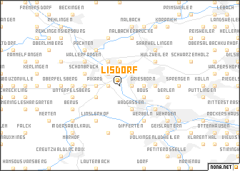 map of Lisdorf