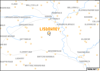 map of Lisdowney