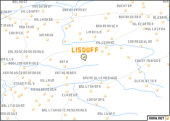 map of Lisduff