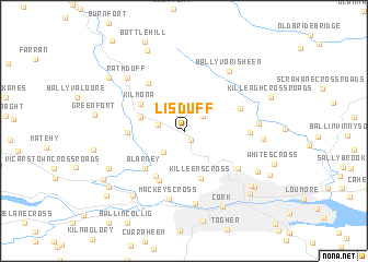 map of Lisduff
