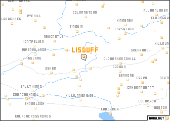 map of Lisduff