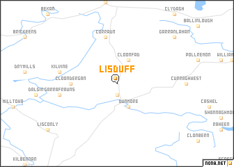 map of Lisduff