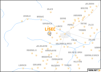 map of Lisec