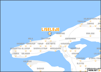 map of Liseleje