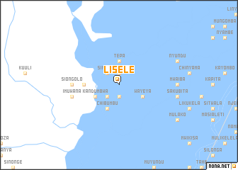 map of Lisele
