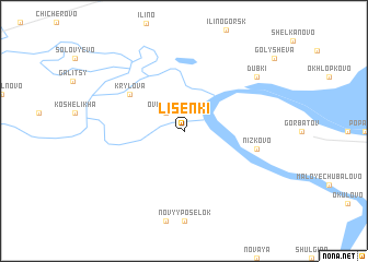 map of Lisenki