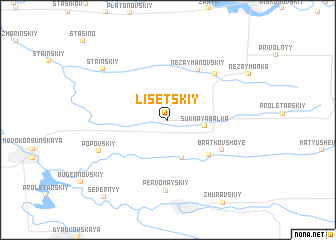 map of (( Lisetskiy ))