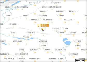 map of Lisewo