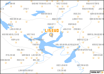 map of Lisewo