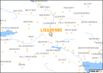 map of Lisgorman