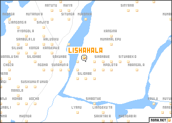 map of Lishahala