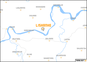 map of Lishanhe