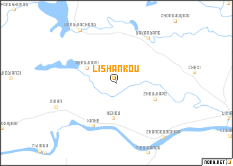 map of Lishankou
