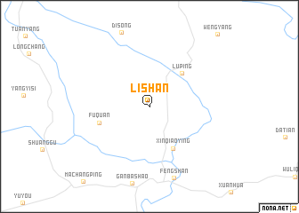 map of Lishan