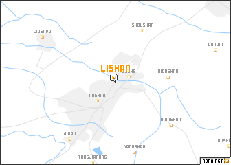 map of Lishan