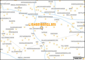 map of Lishāri Banglāni