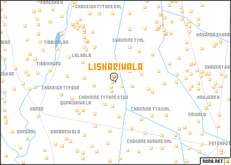 map of Lishārīwāla