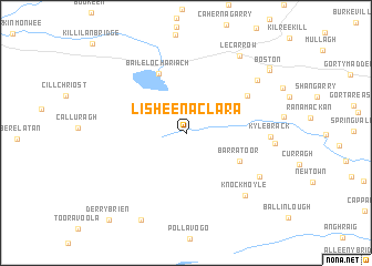 map of Lisheenaclara