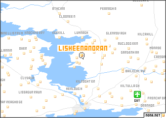 map of Lisheenanoran