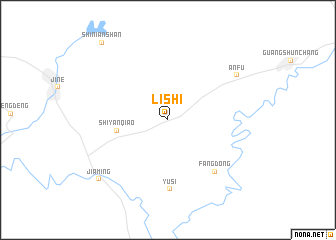 map of Lishi