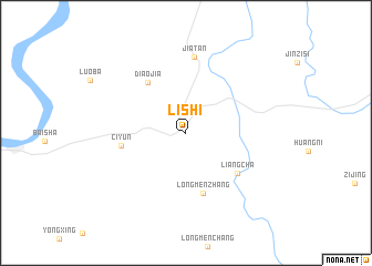 map of Lishi