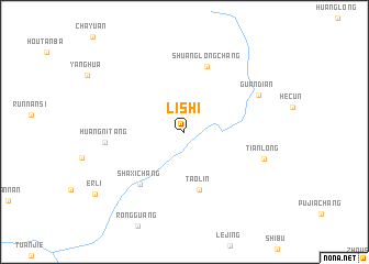 map of Lishi