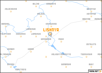 map of Lishnya