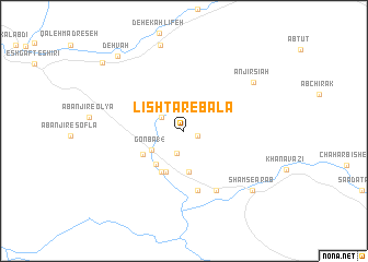 map of Līshtar-e Bālā