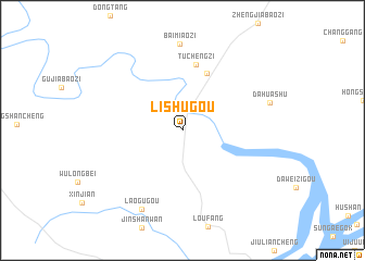 map of Lishugou